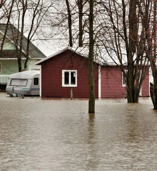 Home affected by Flood